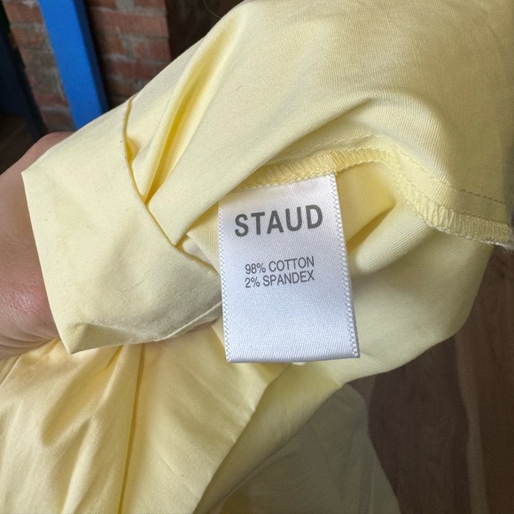 Staud Wallflower Butter Yellow Tiered Sea Skirt - Picture 8 of 8